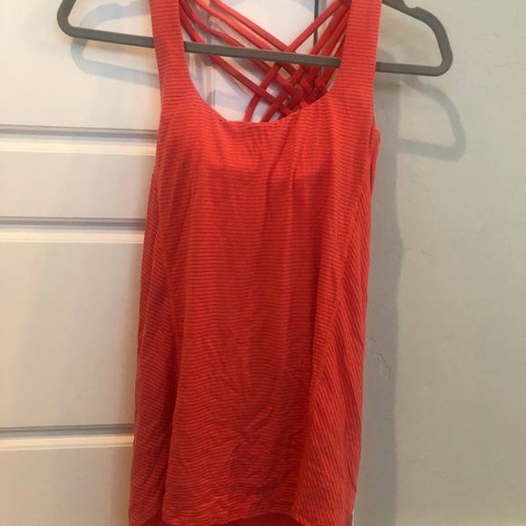 lululemon athletica Tops - lululemon athletica size 4 open back tank